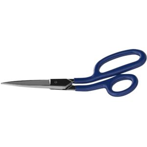 KLEIN TOOLS G718LRC Heavy-Duty Carpet Shear, Made in USA, 9-Inch Nickel-Plated Scissors with Offset Curved Handles, Carpet Installation, Fabric, Upholstery, Professional or DIY Usage KLEIN TOOLS G718LRC Heavy-Duty Carpet Shear, Made in USA, 9-Inch Nickel-Plated Scissors with Offset Curved Handles, Carpet Installation, Fabric, Upholstery, Professional or DIY Usage