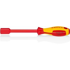 KNIPEX Nut Driver with screwdriver handle burnished, insulating multi-component handle, VDE-tested 237 mm 98 03 13 KNIPEX Nut Driver with screwdriver handle burnished, insulating multi-component handle, VDE-tested 237 mm 98 03 13