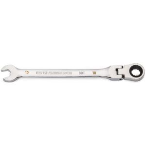 GEARWRENCH 10mm 4 Degree Swing Arch 12 Point Flex Head Ratcheting Combination Wrench 86710 GEARWRENCH 10mm 4 Degree Swing Arch 12 Point Flex Head Ratcheting Combination Wrench 86710