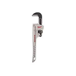 Milwaukee 48 22 7210 10-Inch Aluminium Pipe Wrench Red Milwaukee 48 22 7210 10-Inch Aluminium Pipe Wrench Red