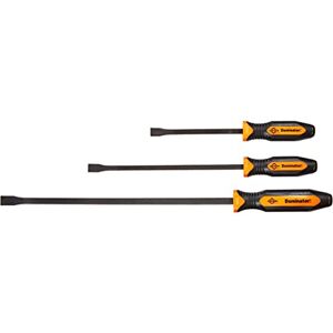 Mayhew Tools 14071OR Dominator Pro 3-Piece Pry Bar Set, 12", 17" & 25" Curved Pry Bars, Orange Mayhew Tools 14071OR Dominator Pro 3-Piece Pry Bar Set, 12", 17" & 25" Curved Pry Bars, Orange