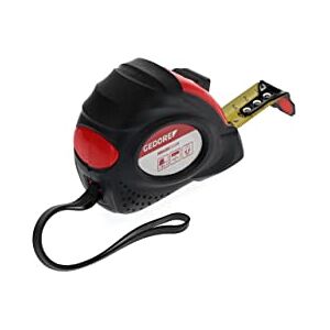 Gedore Red Tape measure, Roller tape measure, 8 m, Accuracy class II, Magnetic, carmatic tape rewind, Metal clip, R94550008 Gedore Red Tape measure, Roller tape measure, 8 m, Accuracy class II, Magnetic, carmatic tape rewind, Metal clip, R94550008