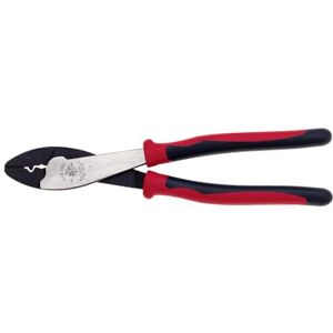 KLEIN TOOLS Crimping and Cutting Tool, Tapered Nose for 10 to 22 AWG Solderless Terminals and Connectors J1005 KLEIN TOOLS Crimping and Cutting Tool, Tapered Nose for 10 to 22 AWG Solderless Terminals and Connectors J1005