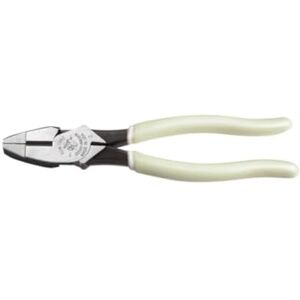KLEIN TOOLS D20009NEGLW Side Cutter Linemans Pliers Cut ACSR, Screws, Nails, Hard Wire, 9-Inch Hi-Viz Pliers KLEIN TOOLS D20009NEGLW Side Cutter Linemans Pliers Cut ACSR, Screws, Nails, Hard Wire, 9-Inch Hi-Viz Pliers
