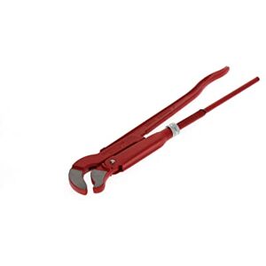 Gedore Red 45° Angled elbow pipe wrench, Clamping width 67 mm/2", S-jaw, Solidly built, Offset teeth, R27140020 Gedore Red 45° Angled elbow pipe wrench, Clamping width 67 mm/2", S-jaw, Solidly built, Offset teeth, R27140020