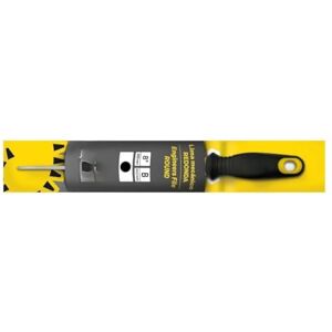 Zarivy Round File for Mechanics with bi-Material Handle and Hanger, Ideal for Sharpening and Shaping Metal Parts. Zarivy Round File for Mechanics with bi-Material Handle and Hanger, Ideal for Sharpening and Shaping Metal Parts.