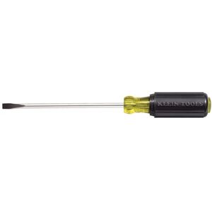 KLEIN TOOLS 605-6 1/4-Inch Cabinet Tip Screwdriver, Heavy Duty, 6-Inch, Made in USA KLEIN TOOLS 605-6 1/4-Inch Cabinet Tip Screwdriver, Heavy Duty, 6-Inch, Made in USA