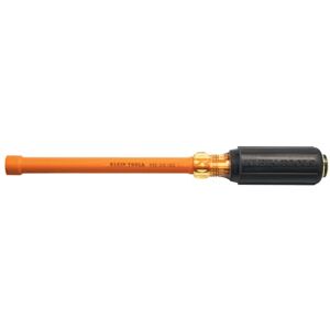 KLEIN TOOLS 646-3/8-INS 3/8-Inch Hex Insulated Nut Driver, Made in USA, 6-Inch Hollow Shaft and Cushion Grip Handle KLEIN TOOLS 646-3/8-INS 3/8-Inch Hex Insulated Nut Driver, Made in USA, 6-Inch Hollow Shaft and Cushion Grip Handle