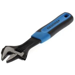 GEDORE Single open-ended adjustable spanner, AF 25 mm (1"), Scale, Phosphated, Plastic grip, 60 S 8 JP GEDORE Single open-ended adjustable spanner, AF 25 mm (1"), Scale, Phosphated, Plastic grip, 60 S 8 JP