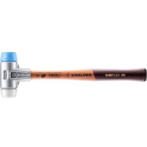 Halder 3117030"Simplex" TPE-Soft/Superplastic Soft-Face Mallet, Multi-Colour, 30 mm Halder 3117030"Simplex" TPE-Soft/Superplastic Soft-Face Mallet, Multi-Colour, 30 mm