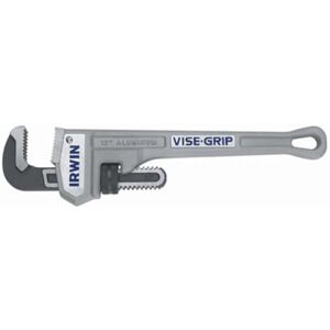 Irwin Vise-Grip Aluminum Pipe Wrench - Heavy-Duty, 2-Inch Jaw, 12-Inch Irwin Vise-Grip Aluminum Pipe Wrench - Heavy-Duty, 2-Inch Jaw, 12-Inch