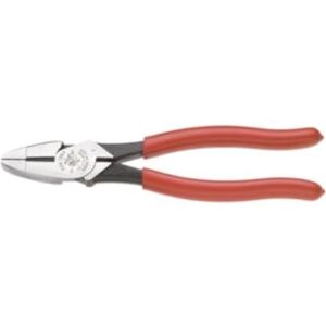 KLEIN TOOLS HD2139NE Side Cutter, 0 V, Red/Silver, 241 mm KLEIN TOOLS HD2139NE Side Cutter, 0 V, Red/Silver, 241 mm
