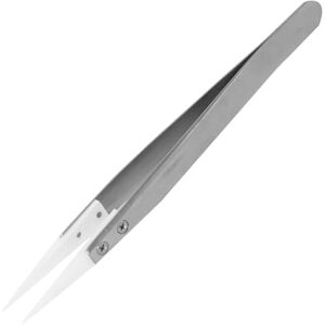 ENGINEER Ceramic Tipped Tweezers, Extra fine Pointed Tips, Stainless Steel Body. Made in Japan. ptz-51 ENGINEER Ceramic Tipped Tweezers, Extra fine Pointed Tips, Stainless Steel Body. Made in Japan. ptz-51