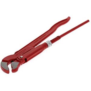 Gedore Red 45° Angled elbow pipe wrench, Clamping width 40 mm/1", S-jaw, Solidly built, Offset teeth, R27140010 Gedore Red 45° Angled elbow pipe wrench, Clamping width 40 mm/1", S-jaw, Solidly built, Offset teeth, R27140010