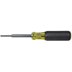 KLEIN TOOLS 32559 Multi-bit Screwdriver/Nut Driver, Extended Reach 6-in-1 Tool with Nut Driver, Phillips and Slotted Bits KLEIN TOOLS 32559 Multi-bit Screwdriver/Nut Driver, Extended Reach 6-in-1 Tool with Nut Driver, Phillips and Slotted Bits