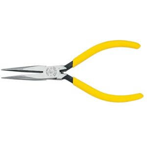 KLEIN TOOLS D307-51/2C Pliers, Needle Nose Pliers, Slim, 1/32-Inch Point Diameter, 5-Inch KLEIN TOOLS D307-51/2C Pliers, Needle Nose Pliers, Slim, 1/32-Inch Point Diameter, 5-Inch