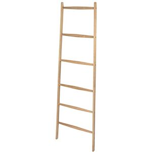 WENKO Acina Towel Rail Ladder with 6 Bars Towel Rail on Stand for Bathroom or Bedroom 6 Bars 55 cm FSC® Certified Acacia Wood 55 x 170 x 21 cm Brown WENKO Acina Towel Rail Ladder with 6 Bars Towel Rail on Stand for Bathroom or Bedroom 6 Bars 55 cm FSC® Certified Acacia Wood 55 x 170 x 21 cm Brown