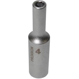 PROXXON 1/4 Inch Deep Socket 4 mm PROXXON 1/4 Inch Deep Socket 4 mm