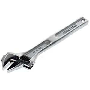 GEDORE Single open-ended adjustable spanner, AF 30 mm (1 3/16"), Scale, Swedish pattern, Nickel-plated, Chrome-plated, 60 S 10 C GEDORE Single open-ended adjustable spanner, AF 30 mm (1 3/16"), Scale, Swedish pattern, Nickel-plated, Chrome-plated, 60 S 10 C