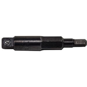 KLEIN TOOLS 86939 Hex Adapter for 1/4-Inch Square to 3/16 and 5/16-Inch Hex for Refrigeration Wrench, HVAC&R KLEIN TOOLS 86939 Hex Adapter for 1/4-Inch Square to 3/16 and 5/16-Inch Hex for Refrigeration Wrench, HVAC&R