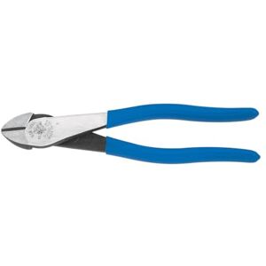 KLEIN TOOLS High-Leverage Diagonal-Cutting Pliers, Heavy Duty, 8-Inch ,Blue/Silver, D2000-28 KLEIN TOOLS High-Leverage Diagonal-Cutting Pliers, Heavy Duty, 8-Inch ,Blue/Silver, D2000-28