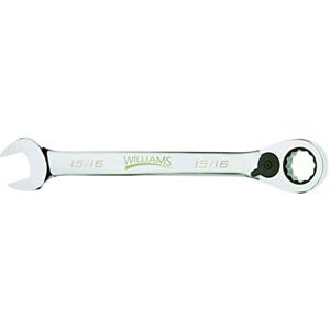 Williams 1230RC Ratcheting Combination Wrench, Ratchet Spanner, 12 Point, 1516-Inch Williams 1230RC Ratcheting Combination Wrench, Ratchet Spanner, 12 Point, 1516-Inch