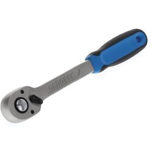 GEDORE Aluminium reversible ratchet, for 1/2", 12.5 mm drive, 7.5° reverse angle, 2C grip, 1993 ALU-10 GEDORE Aluminium reversible ratchet, for 1/2", 12.5 mm drive, 7.5° reverse angle, 2C grip, 1993 ALU-10