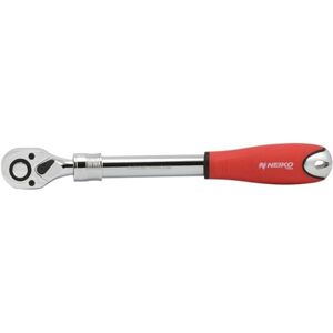 Neiko 03068A 1/2-Inch Drive Extendable Ratchet Handle 72 Tooth Reversible Ratcheting Feature w/Soft Grip Handle 12 to 17-1/2” Lengths, Red Neiko 03068A 1/2-Inch Drive Extendable Ratchet Handle 72 Tooth Reversible Ratcheting Feature w/Soft Grip Handle 12 to 17-1/2” Lengths, Red