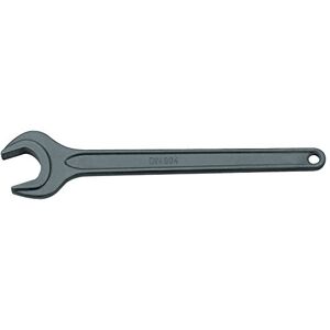 GEDORE Single Open-end Wrench, 1.1/16 inch, with Hanging Hole, high-Quality Vanadium Steel, Glare-Free Look, Manganese phosphated, According to DIN 894 GEDORE Single Open-end Wrench, 1.1/16 inch, with Hanging Hole, high-Quality Vanadium Steel, Glare-Free Look, Manganese phosphated, According to DIN 894