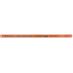 Bahco 3906-250-24-5P 24 TPI Sand Flex Bi-Metal Hand Hacksaw Blade, Orange, 250 mm, Set of 5 Piece Bahco 3906-250-24-5P 24 TPI Sand Flex Bi-Metal Hand Hacksaw Blade, Orange, 250 mm, Set of 5 Piece