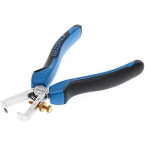 GEDORE Stripping pliers, Adjustable for 0.8-6.0 mm² wire, With opening spring and set screw, 8098-160 JC GEDORE Stripping pliers, Adjustable for 0.8-6.0 mm² wire, With opening spring and set screw, 8098-160 JC