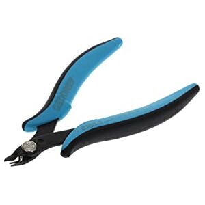 GEDORE Miniature Electronic Side Cutters for 1.0mm Copper Wire, Steel, Black/Blue GEDORE Miniature Electronic Side Cutters for 1.0mm Copper Wire, Steel, Black/Blue