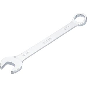 Vigor Combination Spanner V7740-27 SW 27 mm Long Version 15 Degree Offset External Hexagonal and Double Hexagonal Profile Chrome-Plated and Polished Vigor Combination Spanner V7740-27 SW 27 mm Long Version 15 Degree Offset External Hexagonal and Double Hexagonal Profile Chrome-Plated and Polished