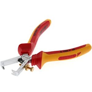 GEDORE VDE Stripping pliers, Adjustable for 0.8-6.0 mm² wire, With opening spring and set screw, VDE 8098-160 H GEDORE VDE Stripping pliers, Adjustable for 0.8-6.0 mm² wire, With opening spring and set screw, VDE 8098-160 H
