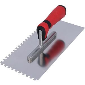 HELPMATE Notched Trowel 6x6 mm Professional Notched Trowel Made in Germany from Stainless Steel 230 x 130 mm Notched Trowel for applying Filler and Tile Adhesive HELPMATE Notched Trowel 6x6 mm Professional Notched Trowel Made in Germany from Stainless Steel 230 x 130 mm Notched Trowel for applying Filler and Tile Adhesive