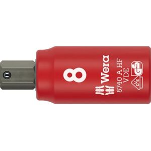 Wera 8740 A VDE HF Zyklop Bit Socket, 1/4" Drive, 8 mm 05005904001 Wera 8740 A VDE HF Zyklop Bit Socket, 1/4" Drive, 8 mm 05005904001