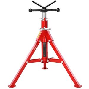 VEVOR V Head Pipe Stand 1/8"-12" Capacity, Adjustable Height 24"-42", Pipe Jack Stands 2500 lb. Load Capacity, Portable Folding Pipe Stands, Carbon Steel Body More Durable VEVOR V Head Pipe Stand 1/8"-12" Capacity, Adjustable Height 24"-42", Pipe Jack Stands 2500 lb. Load Capacity, Portable Folding Pipe Stands, Carbon Steel Body More Durable
