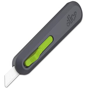 Slice 10554 Auto Utility Knife Essential Home & Work Knife For Quick, Safe And Effective Cutting Finger-Friendly Ceramic Safety Knife Blade Stays Sharp Up to 11X Longer Slice 10554 Auto Utility Knife Essential Home & Work Knife For Quick, Safe And Effective Cutting Finger-Friendly Ceramic Safety Knife Blade Stays Sharp Up to 11X Longer
