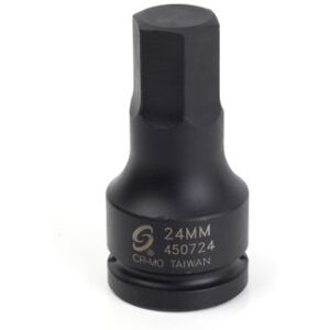 Sunex 450724 3/4-Inch Drive 24-mm Hex Driver Impact Socket Sunex 450724 3/4-Inch Drive 24-mm Hex Driver Impact Socket