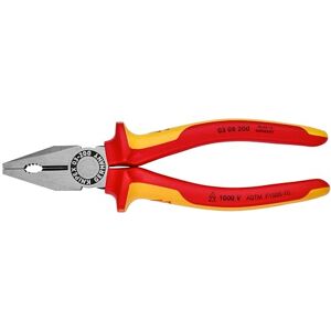 KNIPEX 03 08 200 SBA Tools Combination Pliers, 1000V Insulated (0308200SBA) KNIPEX 03 08 200 SBA Tools Combination Pliers, 1000V Insulated (0308200SBA)
