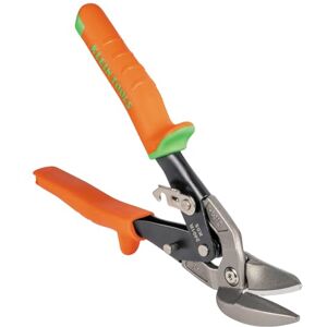 KLEIN TOOLS 2401R Right-Cutting Offset Snips, Aviation Tin Snips with Forged Blade for Precision Sheet Metal Cutting KLEIN TOOLS 2401R Right-Cutting Offset Snips, Aviation Tin Snips with Forged Blade for Precision Sheet Metal Cutting