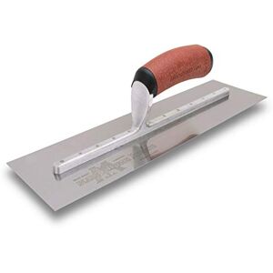Marshalltown MXS165SDC Bright Stainless Steel Finishing Trowel – 16" x 5" Hardened Blade, DuraCork® Handle, Lightweight Xtralite® Mounting for Smooth, High‑Quality Concrete Finishing Marshalltown MXS165SDC Bright Stainless Steel Finishing Trowel – 16" x 5" Hardened Blade, DuraCork® Handle, Lightweight Xtralite® Mounting for Smooth, High‑Quality Concrete Finishing