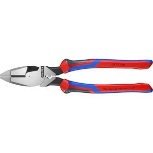 KNIPEX 09 12 240 SBA 9.5-Inch Ultra-High Leverage Lineman's Pliers with Fish Tape Puller and Crimper KNIPEX 09 12 240 SBA 9.5-Inch Ultra-High Leverage Lineman's Pliers with Fish Tape Puller and Crimper