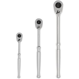 TEKTON 1/4, 3/8, 1/2 Inch Drive Quick-Release Ratchet Set (3-Piece) SRH91100 TEKTON 1/4, 3/8, 1/2 Inch Drive Quick-Release Ratchet Set (3-Piece) SRH91100