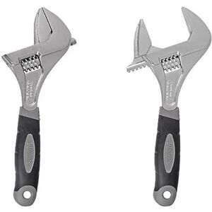 WOLFPACK Adjustable Wrench, Large Opening, 52 mm Measure: 10 inches. WOLFPACK Adjustable Wrench, Large Opening, 52 mm Measure: 10 inches.