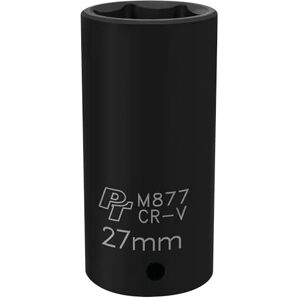 PERFORMANCE TOOL M877 1/2-Inch Drive 6pt Impact Socket, 27mm PERFORMANCE TOOL M877 1/2-Inch Drive 6pt Impact Socket, 27mm