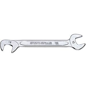 Stahlwille 40065555 12 Small Double Open Ended Spanner, Electric, Chrome Alloy Steel, Chrome Plated, 5.5 mm Size, Pack of 10 Stahlwille 40065555 12 Small Double Open Ended Spanner, Electric, Chrome Alloy Steel, Chrome Plated, 5.5 mm Size, Pack of 10