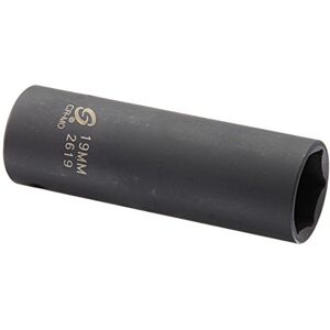 Sunex 2619 1/2-Inch Drive 19-Mm Extra Thin Wall Deep Impact Socket Sunex 2619 1/2-Inch Drive 19-Mm Extra Thin Wall Deep Impact Socket