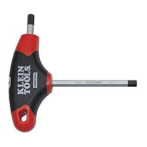 KLEIN TOOLS JTH4E13 1/4-Inch Hex Key with Journeyman T-Handle, 4-Inch KLEIN TOOLS JTH4E13 1/4-Inch Hex Key with Journeyman T-Handle, 4-Inch
