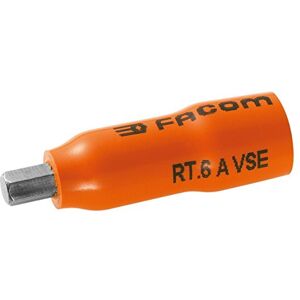 Facom RT.5AVSE Series VSE 1,000 Volt Insulated 6-Point 1/4" Bit Socket, 5 mm Size Facom RT.5AVSE Series VSE 1,000 Volt Insulated 6-Point 1/4" Bit Socket, 5 mm Size